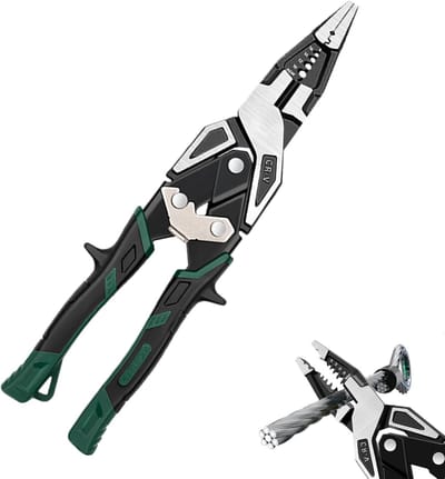Multifunctionele Kabelstripper - Tang Krimper Striptang - Draad Bewerken - Geïsoleerde Antislip Grip - 420 Gram