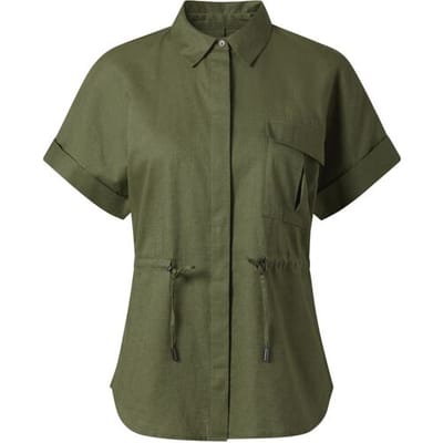 esmara Linnen dames blouse (Groen, 34)