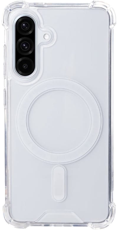 Rixus Anti-Burst Case With MagSafe For Samsung Galaxy A36 Transparent