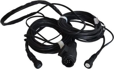 Aspock kabel 13-polig 7 meter bajonet 5-polig met aftakkingen