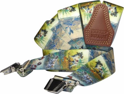 Pierre Mouton Bos Bretel - Bretels - Volwassenen - Heren - multi color - 120cm - 3 brede clips - M - L