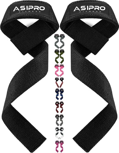 Lifting Straps voor Gewichtheffen - Gewatteerde Deadlift Riemen voor Krachttraining en Bodybuilding