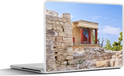 Laptop sticker - 10.1 inch - Knossos - Kreta - Griekenland - 25x18cm - Laptopstickers - Laptop skin - Cover