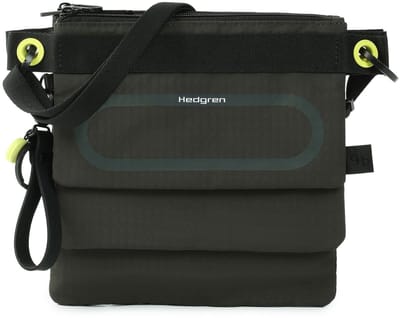 Hedgren schoudertas accessoiretas Uni Isa 3-Crossover Set + RFID Black Ink groengrijs