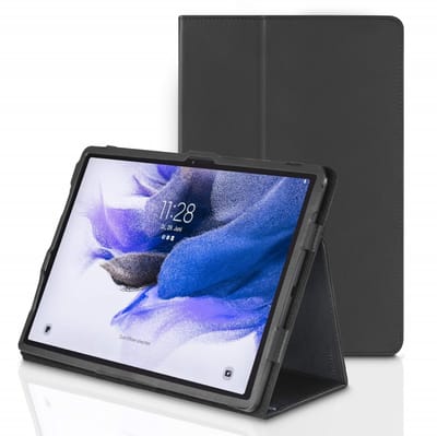 Hama Bend Bookcase Samsung Galaxy Tab S7 FE, Samsung Galaxy Tab S7+ Zwart Model-specifieke tablethoes