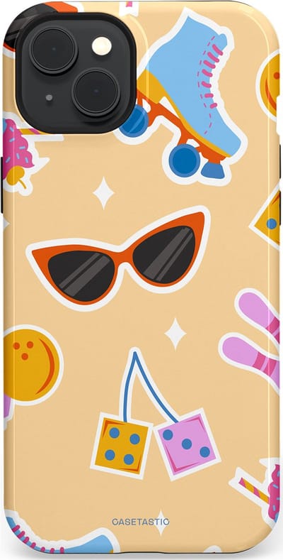 Casetastic Hoesje Geschikt voor Apple iPhone 15 Plus Magsafe - Stijlvolle Beschermende Duo-layer Case - Milkshake vibes