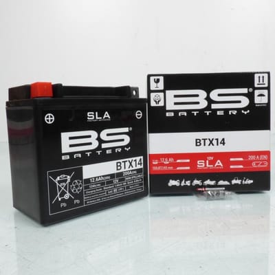 SLA BS-accu voor Gilera 300 Nexus EU3 2008 YTX14 / 12V 12,6Ah nieuw