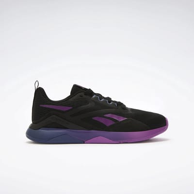 Reebok NANOFLEX TR 2 Zwart - Paars RAVE - Paars Dames Sportschoenen - Zwart