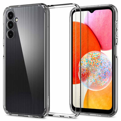 Spigen Ultra Hybrid Samsung Galaxy A14 Hoesje Back Cover Transparant