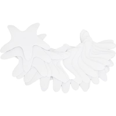 20 stuks Antislip Douchestickers Veiligheids Badstickers Zeester Transparant Antislip Douchevloer white