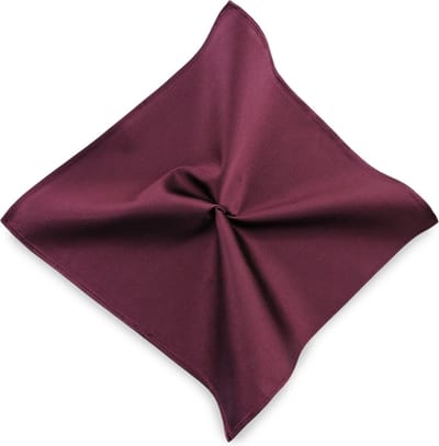 JB Collection - Pochets - pochet zijde repp aubergine - aubergine