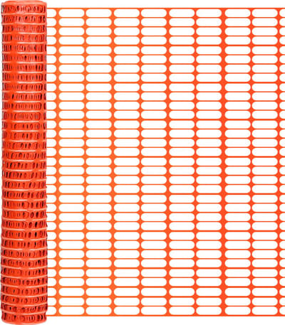 Afzetgaas oranje ARCO : rol van 50 meter- Hoog: 1 meter - Sterk en Duurzaam Afzetnet - Bouwwerf - Bouwgaas - Kunststof gaas - Oranje - voor Tuin