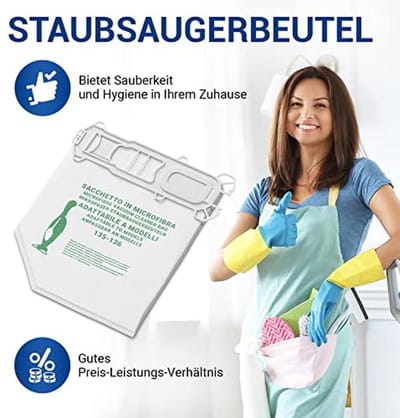 Stofzuigerzakken set voor Kobold 135 en 136 - 12x vervangingszakken en accessoires