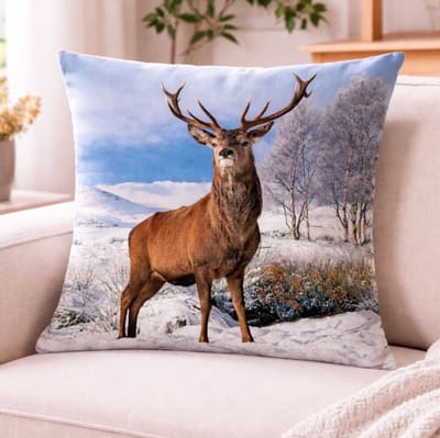 Velvet Woodland Deer Collection Kussenhoes - 45x45 cm