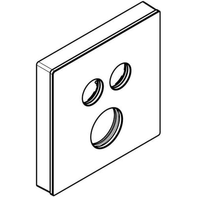Hansgrohe ShowerSelect replacement rosette 15.5 cm 92623400