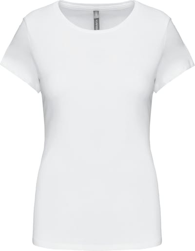 Kariban Dames-t-shirt ronde hals korte mouwen K3013 - White - XXL