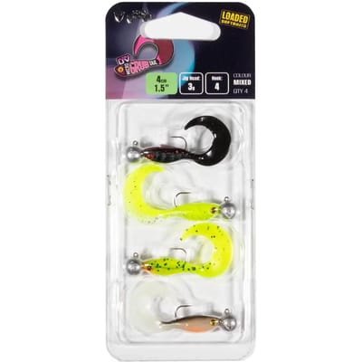 Fox Rage Ultra UV Micro Grub Mixed Colour Loaded Lure Pack 4cm / 3g