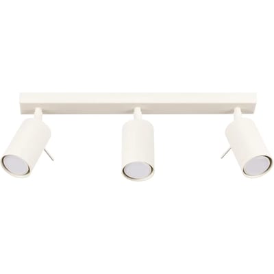 Sollux Lighting Plafondlamp Ring - GU10 - beige - staal - 17x45x6cm