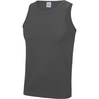 Just Cool Cool Vest JC007 - Charcoal (Solid) - XL