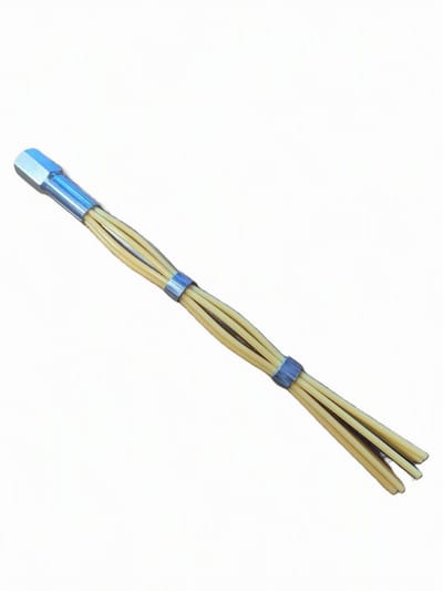 JMC Nylon Borstel met Metalen Strips 310 mm – 9 Stuks – Vervangborstel voor Onkruidborstelmachine