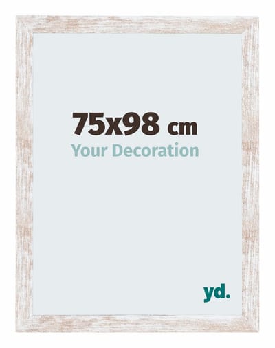 Your Decoration - Fotolijst 75x98 cm - MDF - White Wash - Catania