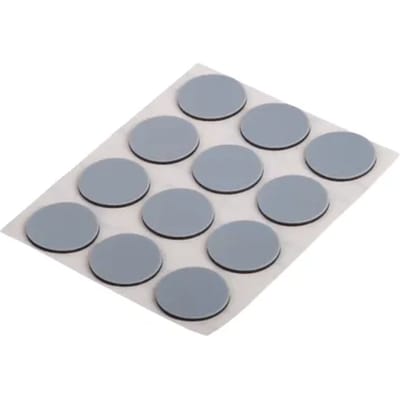 Fix-o-moll Meubelglijder Easy Glider - Zelfklevend - Kunststof - Diam. 22mm - Rond - 12 Stuks