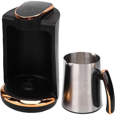 Turkse Koffiezetapparaat Roestvrij Staal 550W 250ML Enkele Kop Turkse Koffiemachine voor Reizen gray