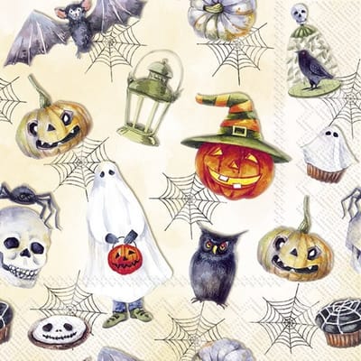 IHR - Lunch servetten - Happy Halloween