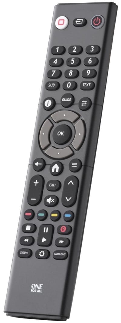 Philips afstandsbediening - One For All URC1313 - Werkt 100% gegarandeerd op alle modellen - 3 Jaar garantie