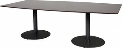 Vergadertafel - Linesto 240x120 tonv. logan - zwart frame