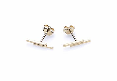 Karma Symbols oorbel M1545 Double Square