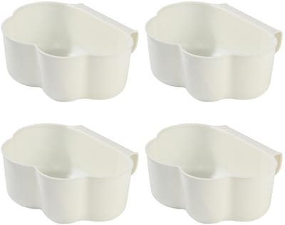 Hangende Prullenbak Kastdeur - Ruimtebesparende Keuken Afvalbak - Zonder Boren Afvalemmer - Draagbare Vuilnisbak Set 4 Stuks - Kunststof Organizer voor Keuken Badkamer Kantoor - Hangende Afvalbak Lade
