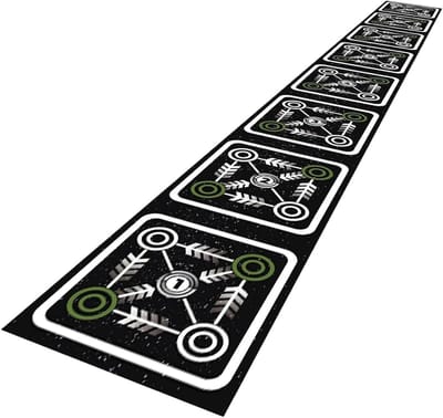 Voetbal Trainingsladder - Behendigheidsladder Coördinatieladder - Voetbaltraining Verbeteren - Antislip Stabiliteit - 40 x 360 cm - Niet gespecificeerd