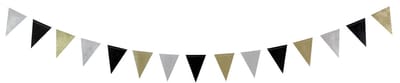 Folat - Mini Vlaggenlijn Glitter Electrum - 2 meter