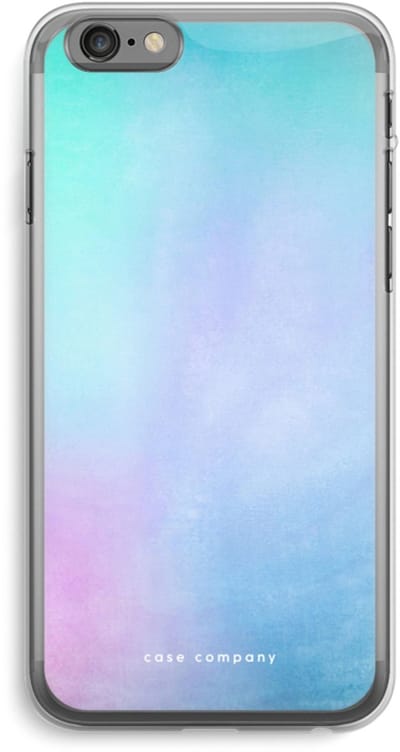 Case Company® - Hoesje geschikt voor iPhone 6 PLUS / 6S PLUS hoesje - Mist pastel - Soft Cover Telefoonhoesje - Bescherming aan alle Kanten en Schermrand