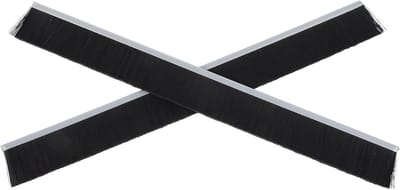 Brievenbus Afdichtstrip - Veegborstel Deur - Post Beschermen - Weerbestendig Nylon - 30cm Lengte - Zwart