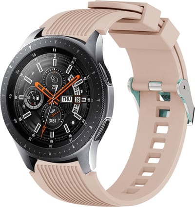 Siliconen bandje - geschikt voor Huawei Watch GT Runner 2 / GT 2(e) 46 mm / GT 3 / 4 / 5 (Pro) 46 mm / Watch 3 (Pro) / Watch 4 (Pro) / GT 6 (PRO) 46mm - kaki