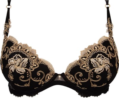 Lise Charmel - Voorgevormde BH - Deesse en Glam - Zwart Goud - EU 70E / FR 85E