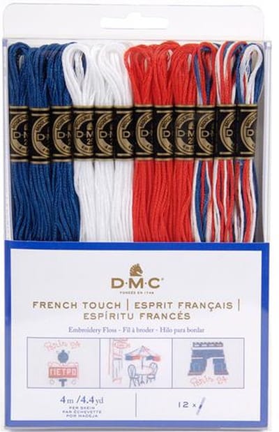 DMC MOULINÉ PACK FRENCH TOUCH - 12 STRENGEN (4mtr per streng)