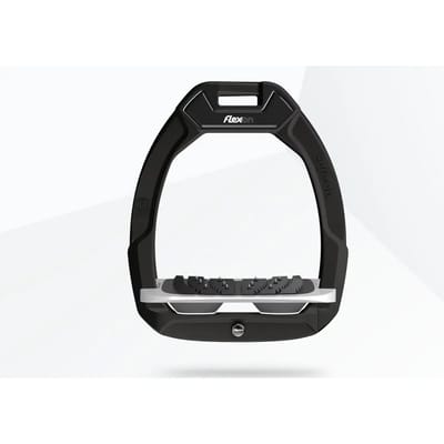 Ultra Grip Veiligheidsjacks Paardrijden Geï inclineerd Zwart/Grijs/Antraciet Flex-On Safe-On