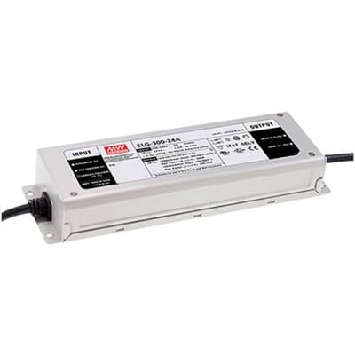 MEAN WELL ELG-300-24A LED-driver Constante spanning, Constante stroomsterkte 300 W 12.5 A 14.4 - 24 V/DC Niet dimbaar, Instelbaar,