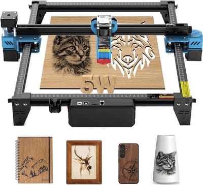 SAVI® Laser Graveermachine - Graveermachine - Lasergraveermachine - Zwart - 51cm x 19cm x 19cm