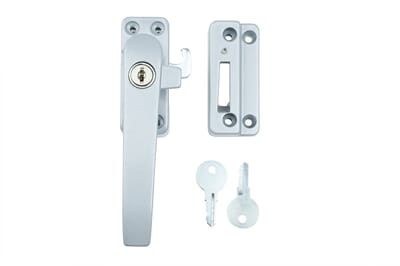 Wovar Raamsluiting met slot SKG aluminium links | Per stuk | Raamboom