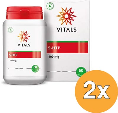 2x Vitals 5-HTP 100 mg (60 vega capsules)