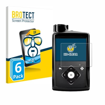 BROTECT - Screenprotector voor Medtronic Minimed 780G - Folie Beschermfolie transparant 6 Stuks