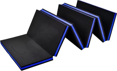 Anti-vermoeidheid Kussen - Monteursmat Knieler - Comfortabel Klussen - Opvouwbaar Ontwerp - 116x40cm - Zwart