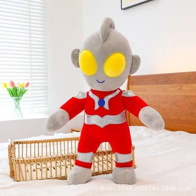 50cm Anime Ultramans Serie Pluche Speelgoed Cartoon Figuur Prachtige Creativiteit Gevuld Poppetje Kussen Jongens Verjaardagscadeau 50cm