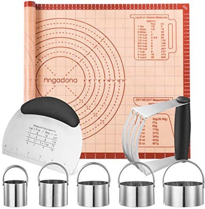 Grote No-Stick Bakmat en Deeg Blender Set - Diverse Bakgereedschappen voor Perfect Gebak