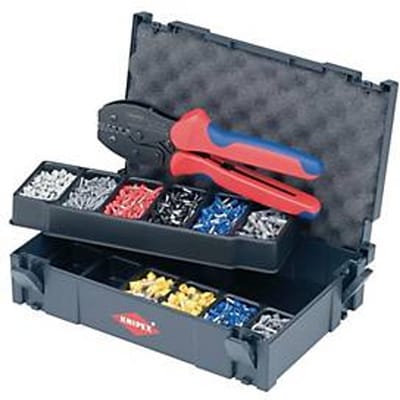 Knipex 97 90 23 Krimptang Adereindhulzen 0.25 tot 6 mm² Incl. assortiment adereindhulzen in koffer