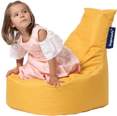 Xoft Living Gamer - Zitzak voor Kinderen - Waterafstotend - Ergonomisch - Geel